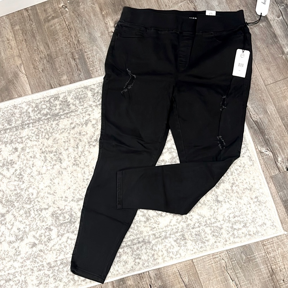Jegging Black -Fashion to Figure sz 3x NWT and NWOT